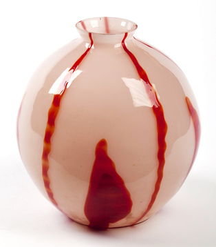 Antique vase, Wilhelm Kralik and Sohn,glassworks Lenora, Art Deco