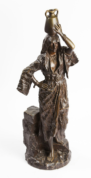 Rebecca, bronze statue