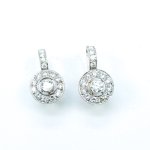 Exkluzivní náušnice osazené přírodními diamanty briliantového brusu 2,20 ct