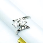 Briliantový prsten, 0,92 ct