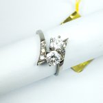 Briliantový prsten, 0,92 ct