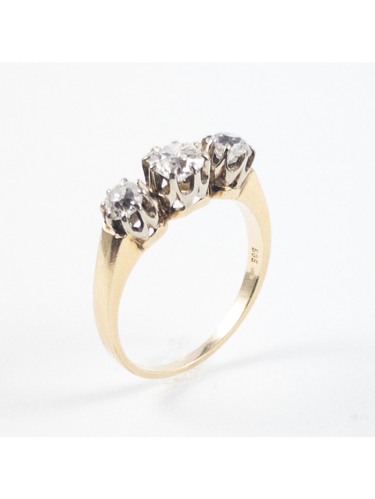 Briliantový prsten 0,85 ct