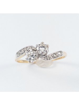 Briliantový prsten 0,46 ct
