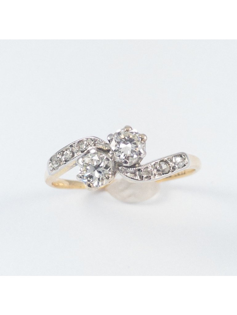Briliantový prsten 0,46 ct