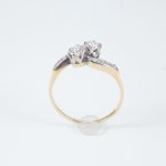 Briliantový prsten 0,46 ct