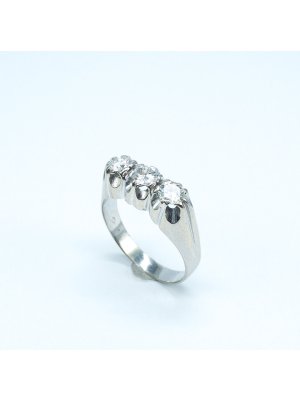 Briliantový prsten, 0,84 Ct