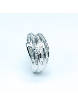 Moderní prsten s brilianty 0,53 ct