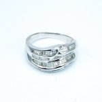 Moderní prsten s brilianty 0,53 ct