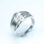 Moderní prsten s brilianty 0,53 ct