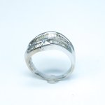 Moderní prsten s brilianty 0,53 ct