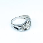 Moderní prsten s brilianty 0,53 ct