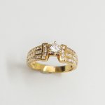Briliantový prsten 0,65 ct