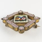 Millefiori brož, Murano Italie