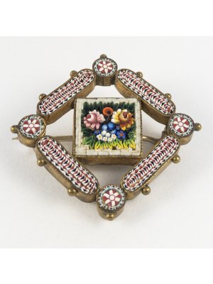 Millefiori brož, Murano Italie