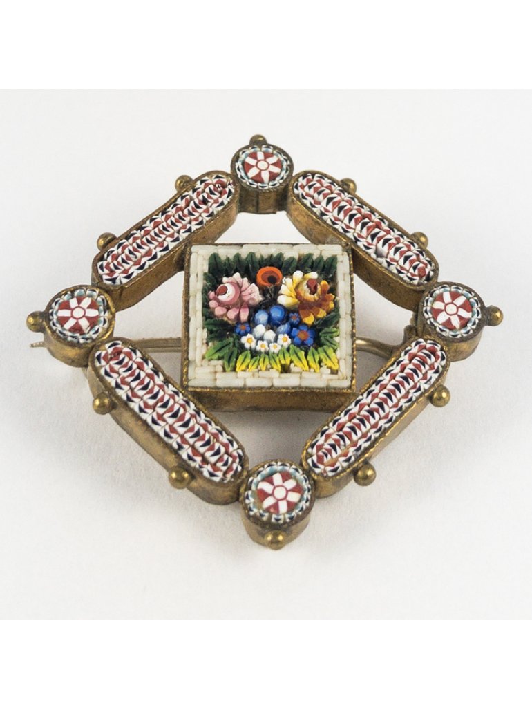 Millefiori brož, Murano Italie