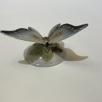 Rosenthal, porcelánový motýl s růžovými tečkami