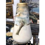 Amphora,R.S.t.K.,Secesní váza s ptáky