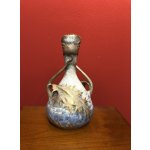 Amphora,Trnovany u Teplic, Secesní váza se zlatým bodlákem