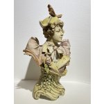 Amphora, Trnovany, Secesní porcelánová busta