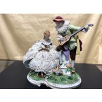 Volkstedt - Rudolstadt, Romantické dostaveníčko, velké porcelánové sousoší