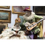 Volkstedt - Rudolstadt, Romantické dostaveníčko, velké porcelánové sousoší