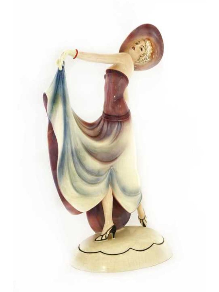 Hertwig-Katzhütte,návrh Stephan Dakon,Tanečnice, Art Deco