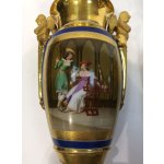 Párové porcelánové vázy,Francie 1820-30