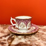Dalovice-Dallwitz, porcelánový šálek s podšálkem