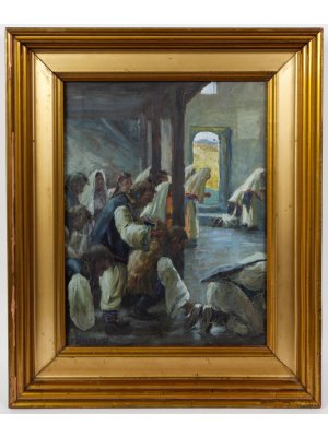 Tavík František Šimon, motiv z Normandie,1896