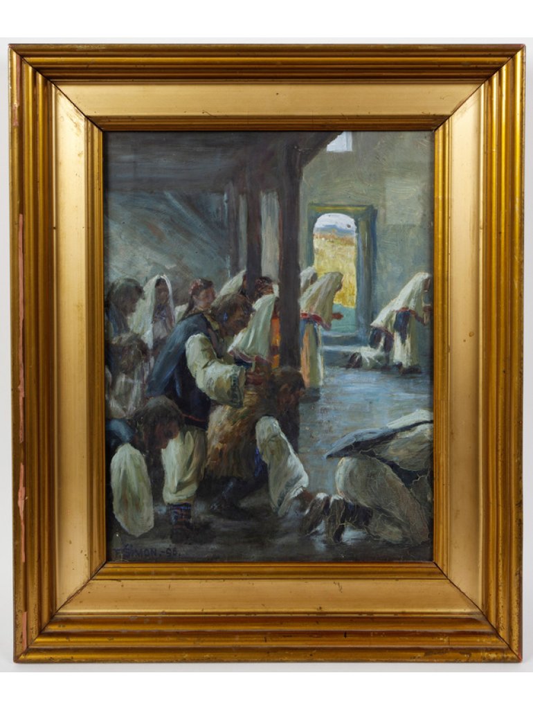 Tavík František Šimon, motiv z Normandie,1896
