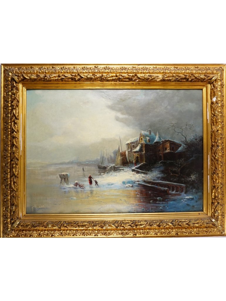 Franz Emil Krause , Zimní krajina