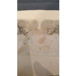 Václav Hollar,Karikatura hlav dle Leonarda