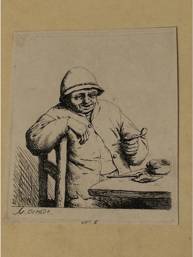 Adriaen Van Ostade,Kuřák