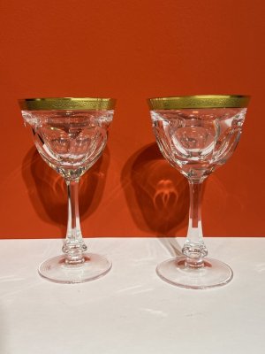 Moser - Karlovy Vary, párové sklenice