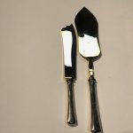 Stříbrné předkládací příbory, období Art Deco