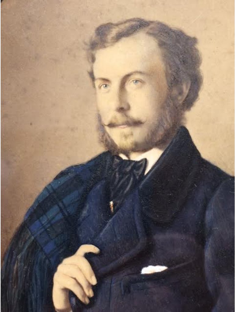 Kolorovaná fotografie,1857