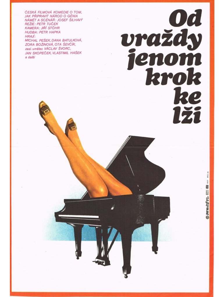 Alexej Jaroš,Od vraždy jenom krok ke lži, filmový plakát