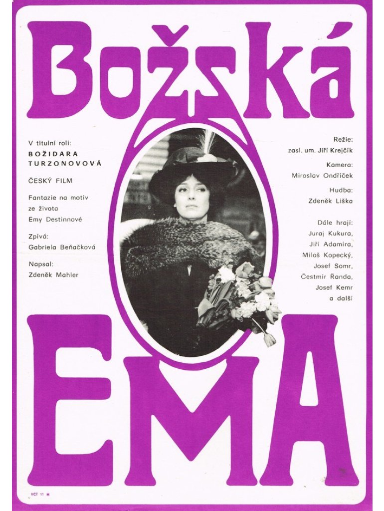 Božská Ema, filmový plakát