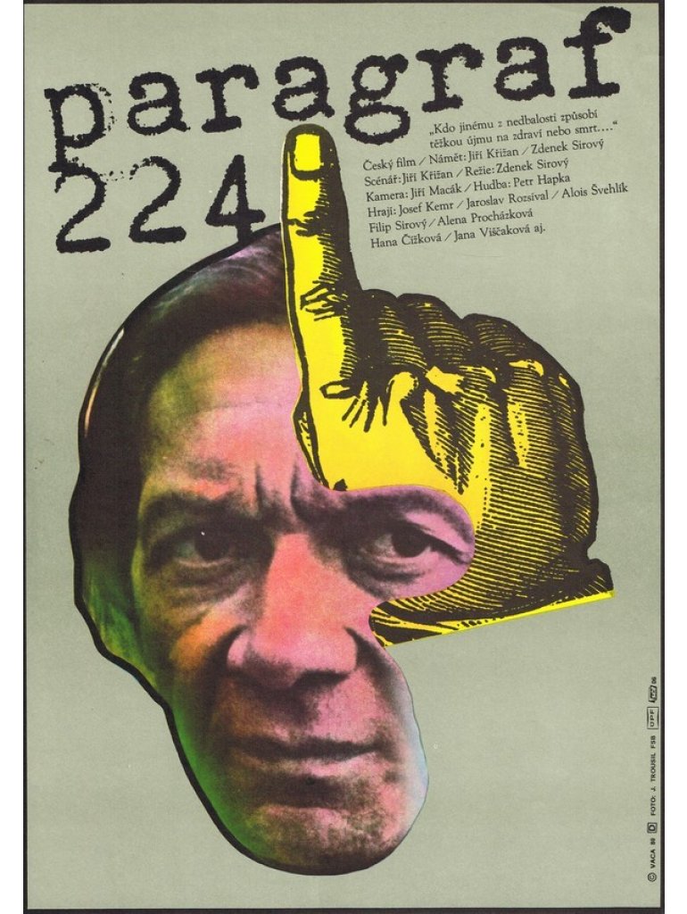 Karel Vaca,Paragraf 224, filmový plakát