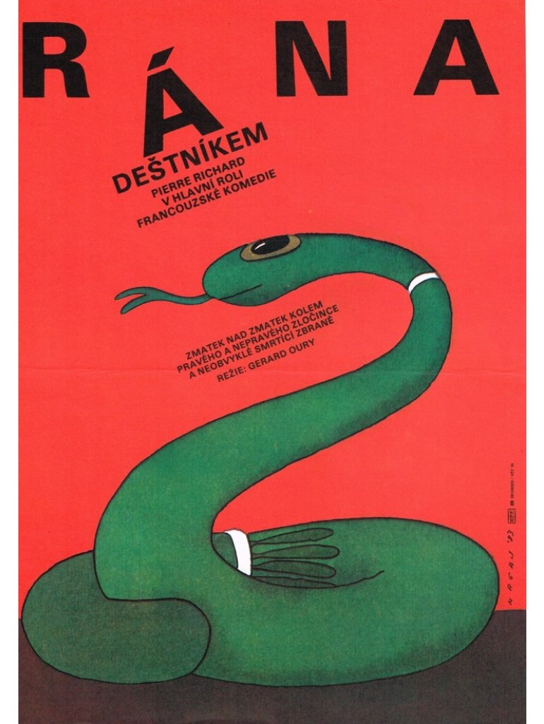Vladimír Nagaj,Rána deštníkem, filmový plakát