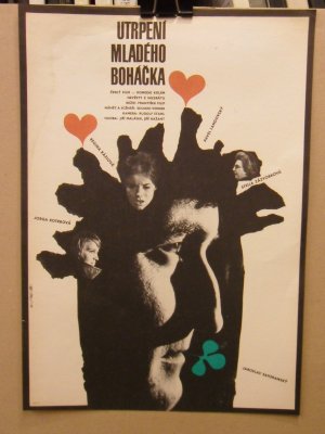 Originální filmový plakát,     Miloš Disman 1976,  Poklad Aztéků,  film Západní Německo 1965  formát A 3