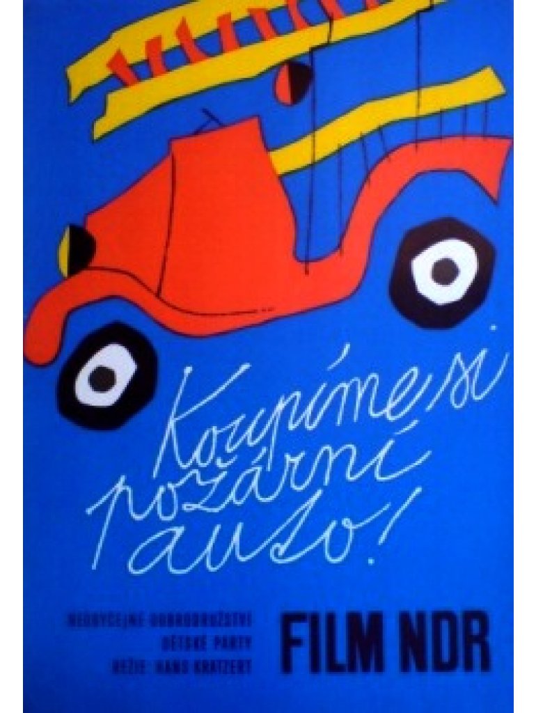 Vladimír Sova,Koupíme si požární auto, filmový plakát