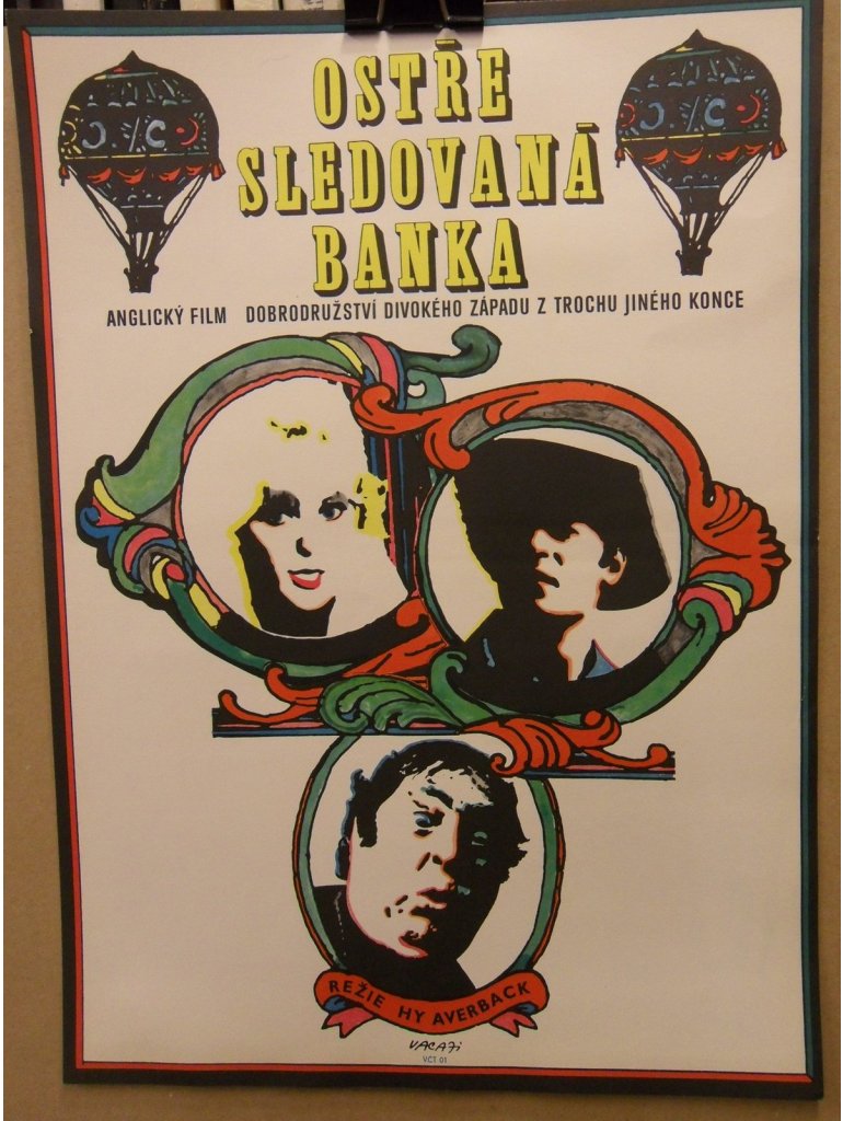 Karel Vaca,Ostře sledovaná banka, filmový plakát