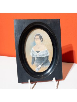 Miniatura, Žena s knihou
