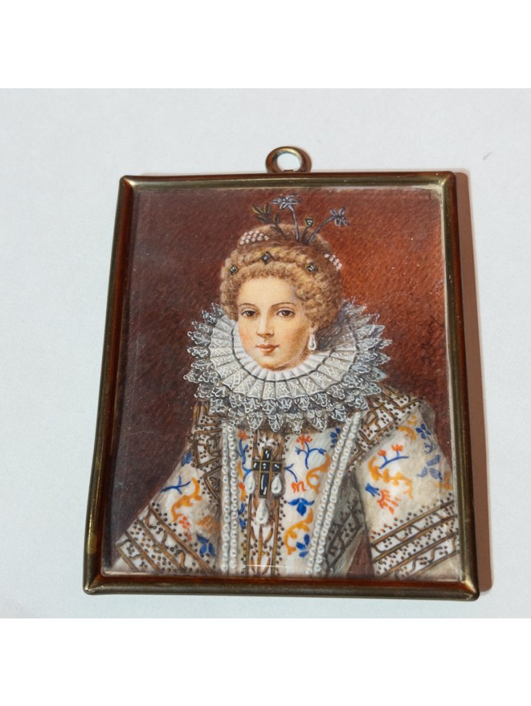Miniatura, Dáma s límcem
