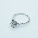 Luxusní zlatý prsten s briliantem 1,04 Ct