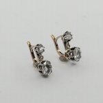 Starožitný náhrdelník a náušnice s diamanty