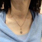 Starožitný náhrdelník a náušnice s diamanty