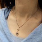 Starožitný náhrdelník a náušnice s diamanty