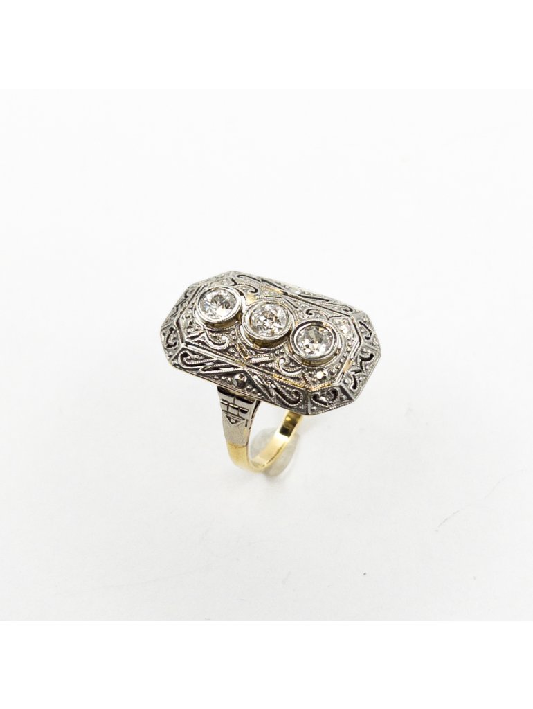 Briliantový prsten, Art Deco